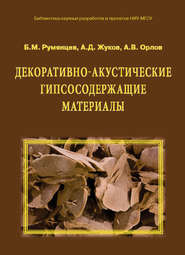 Декоративно-акустические гипсосодержащие материалы