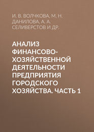 Анализ финансово-хозяйственной деятельности предприятия городского хозяйства. Часть 1