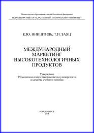 Международный маркетинг высокотехнологичных продуктов