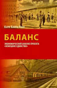 Баланс. Экономический анализ проекта «Немецкое единство»