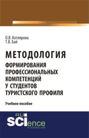 Методология формирования профессиональных компетенций у студентов туристского профиля. (Бакалавриат). Учебное пособие.
