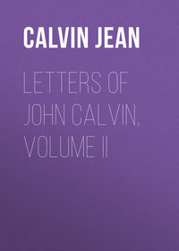 Letters of John Calvin, Volume II