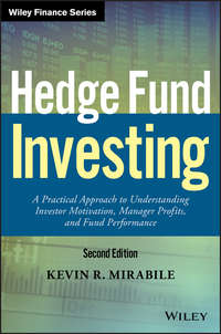 Hedge Fund Investing. A Practical Approach to Understanding Investor Motivation, Manager Profits, and Fund Performance