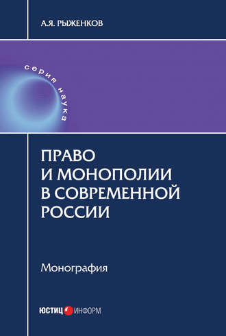 Право и монополии в современной России