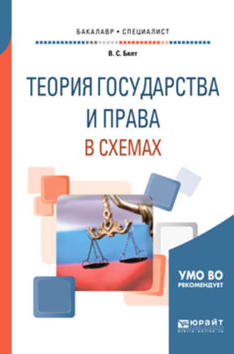 Теория государства и права в схемах. Учебное пособие для бакалавриата и специалитета