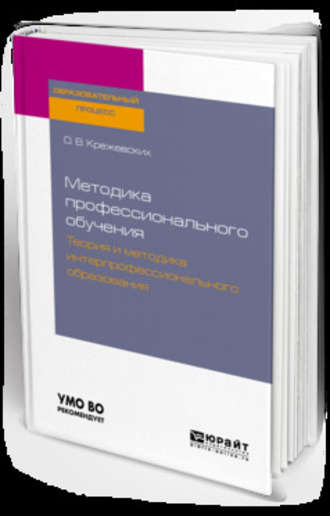 Методика профессионального обучения. Теория и методика интерпрофессионального образования. Учебное пособие для бакалавриата и магистратуры